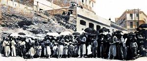 1938- Oran - Boulevard Lescure ( Seguin prolonge) - Devant la Maison 2 effrondree - 19 Juin 1906